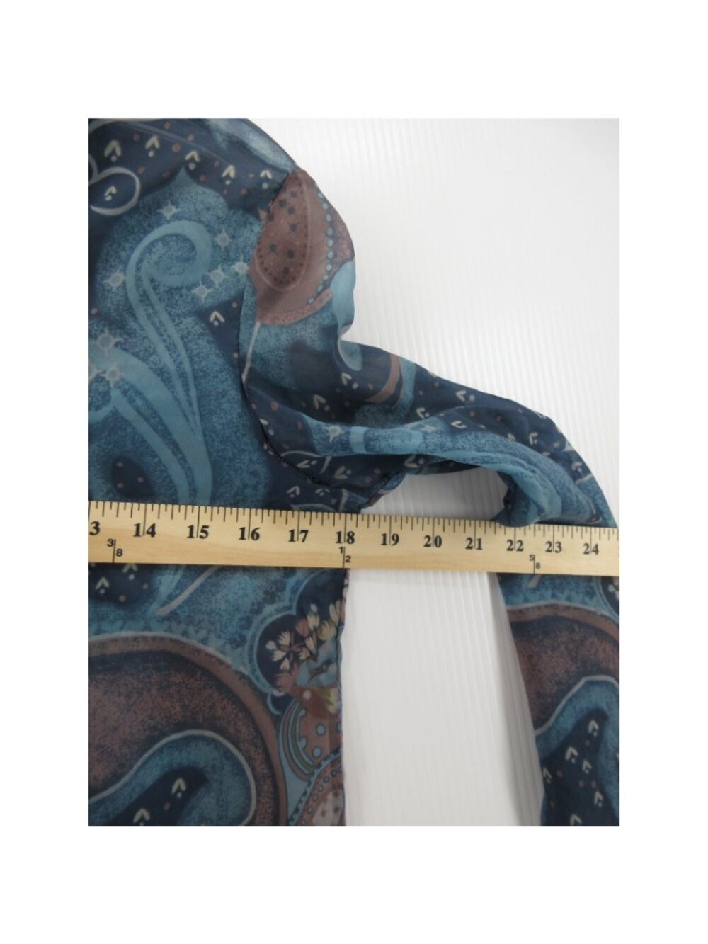VINTAGE Mardi Modes Top Small Blouse Paisley 70s Funky Leisure - Picture 5 of 12